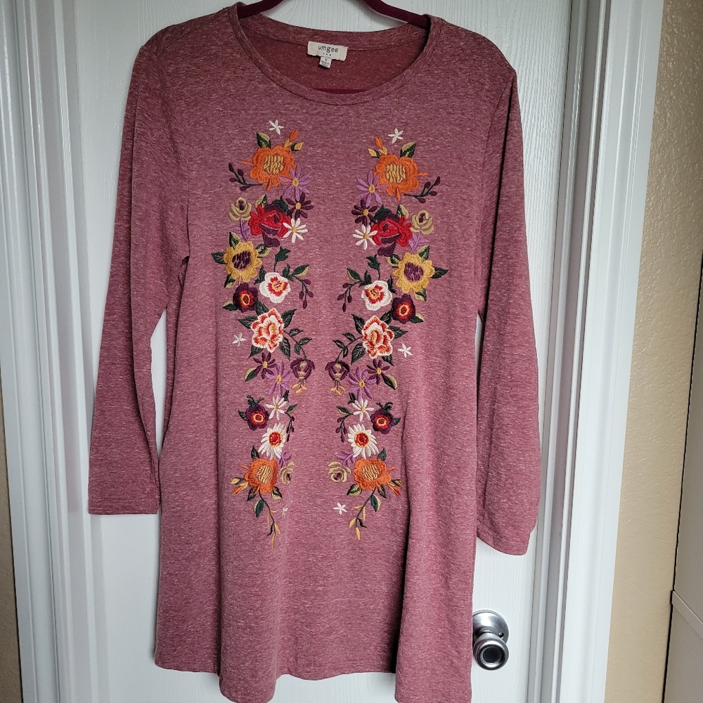 Umgee Embroidered Dres